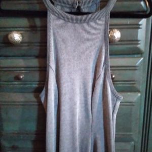 Cute grey ribbed dress